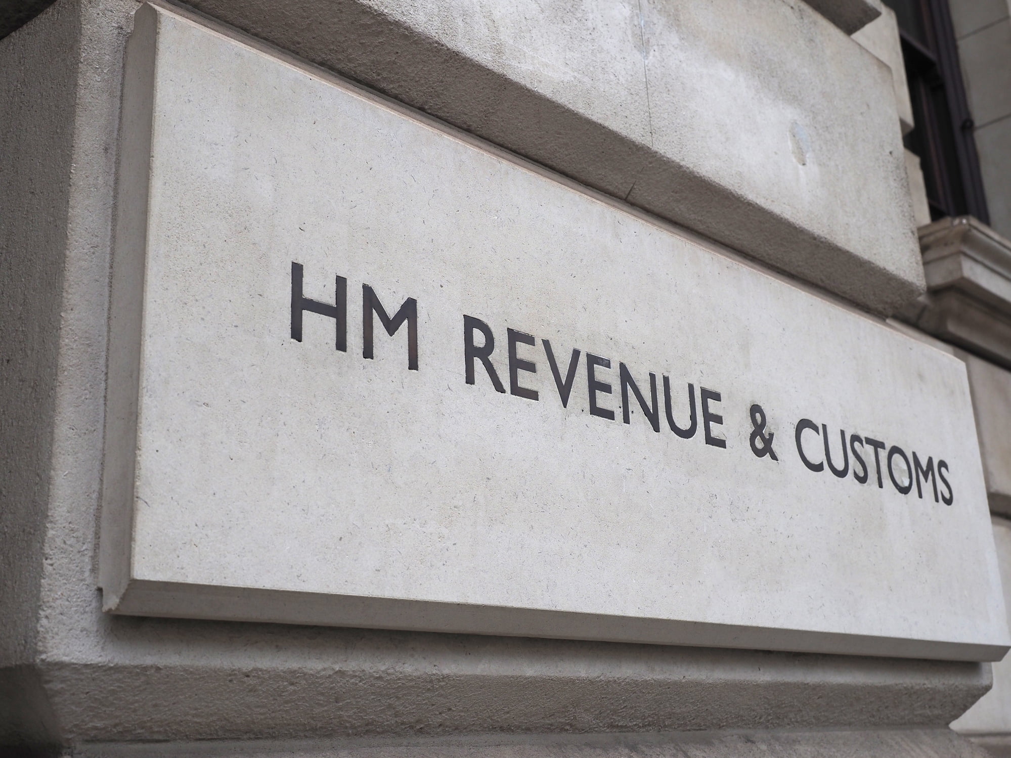hmrc sign on building